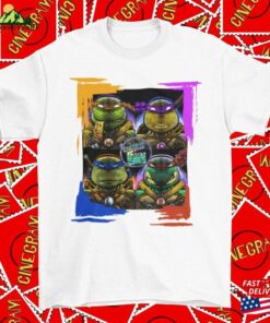 New Tmnt All4 Movie T-Shirt Retro Graphic Tee Gift For Him Sweatshirt Classic