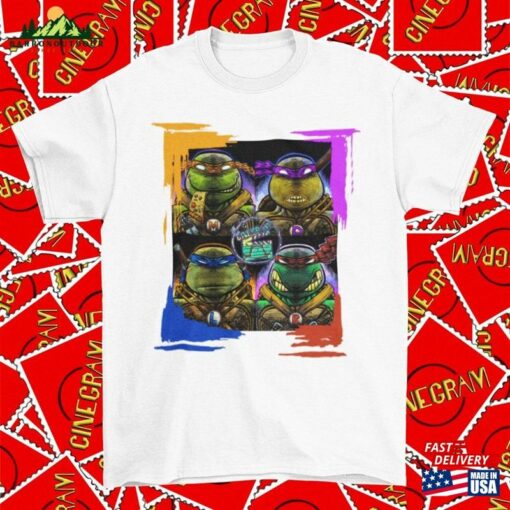 New Tmnt All4 Movie T-Shirt Retro Graphic Tee Gift For Him Sweatshirt Classic