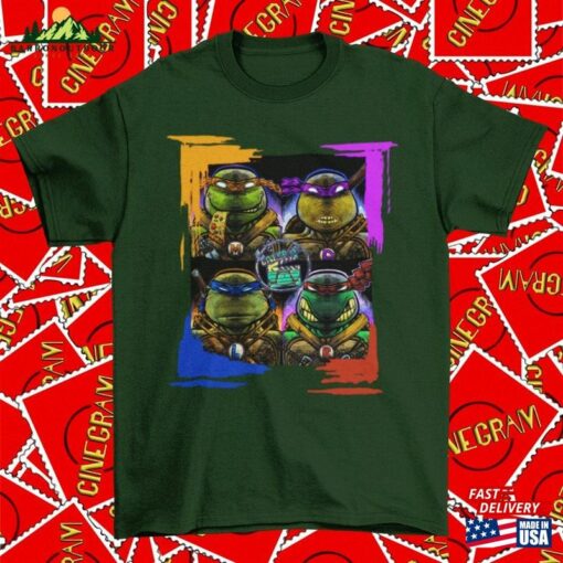 New Tmnt All4 Movie T-Shirt Retro Graphic Tee Gift For Him Sweatshirt Classic