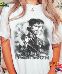 Nick Fury Movie Shirt Secret Invasion 2023 Tv Series Vintage 90S Y2k Sweatshirt Classic Unisex 4