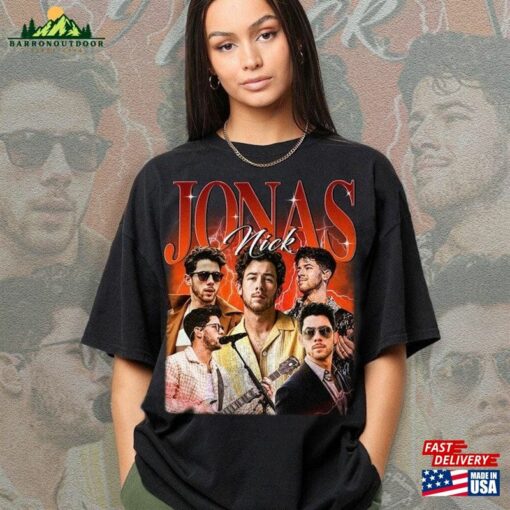 Nick Jonas Shirt Vintage 90S Jonass T-Shirt Movie Graphic Tee Nickjonass Sweatshirt Hoodie