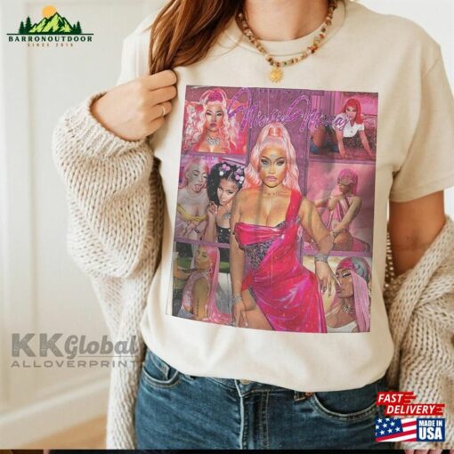 Nicki Minaj Gift Shirt Y2k 90S Merch Vintage Barbie World 2023 Sweatshirt Classic Hoodie