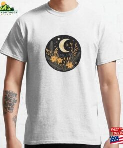 Night Sky And Yellow Flowers Classic T-Shirt Hoodie