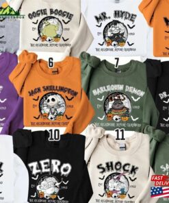 Nightmare Before Christmas Characters Shirt Oogie Boogie Bash Disney Halloween 2023 T-Shirt Unisex