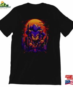Nightmare Kaiju Blue Hedgehog Shirt Unisex Graphic Tee Movie Classic Nightmare Kaiju Blue Hedgehog Shirt Unisex Graphic Tee Movie Classic