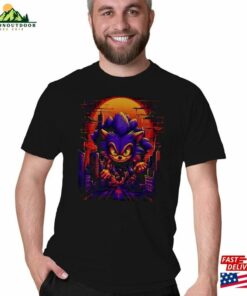 Nightmare Kaiju Blue Hedgehog Shirt Unisex Graphic Tee Movie Classic 3