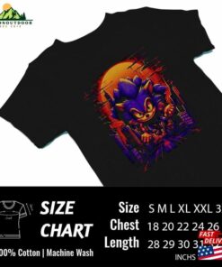 Nightmare Kaiju Blue Hedgehog Shirt Unisex Graphic Tee Movie Classic 4