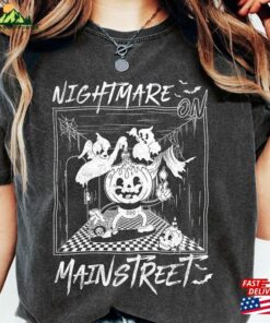 Nightmare On Main Street Disney Shirt Mickey Halloween World Disneyland Party 2023 T-Shirt Unisex
