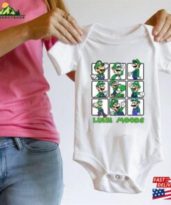 Nintendo Luigi Moods T-Shirt Super Mario Tee Classic