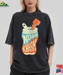 Noah Kahan Black Logo T-Shirt Beer Can Guitar Concert Agau Sweatshirt Graphic Tee Hoodie Classic