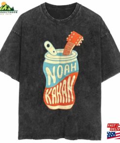 Noah Kahan Black Logo T-Shirt Beer Can Guitar Concert Agau Sweatshirt Graphic Tee Hoodie Classic