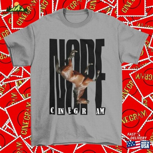 Nope New Movie T-Shirt Retro Graphic Tee Gift For Him Classic Unisex