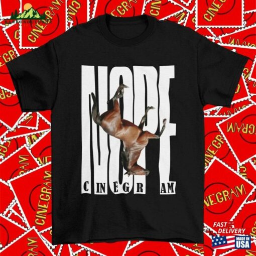 Nope New Movie T-Shirt Retro Graphic Tee Gift For Him Classic Unisex