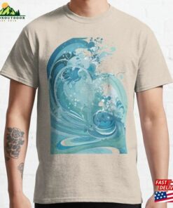 Oceanic Flow Design Classic T-Shirt Hoodie