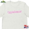 Oppenheimer Barbie Font Shirt Barbenheimer Funny Movie Inspired Unisex Hoodie