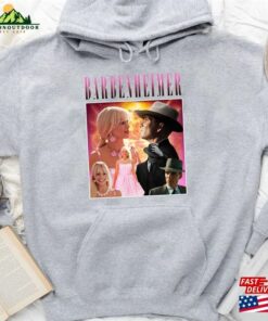 Oppenheimer Barbie Movie Fan Collage Essential T-Shirt Barbenheimer Sweatshirt Unisex Hoodie