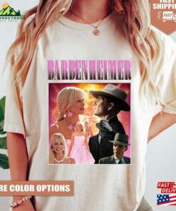Oppenheimer Barbie Movie Fan Collage T-Shirt Barbenheimer 72123 Shirt Vs Hoodie Oppenheimer Barbie Movie Fan Collage T-Shirt Barbenheimer 72123 Shirt Vs Hoodie