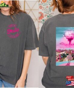 Oppenheimer Barbie Printed 2 Sided Shirt Barbieheimer Active Funny Movie Sweatshirt Hoodie Unisex