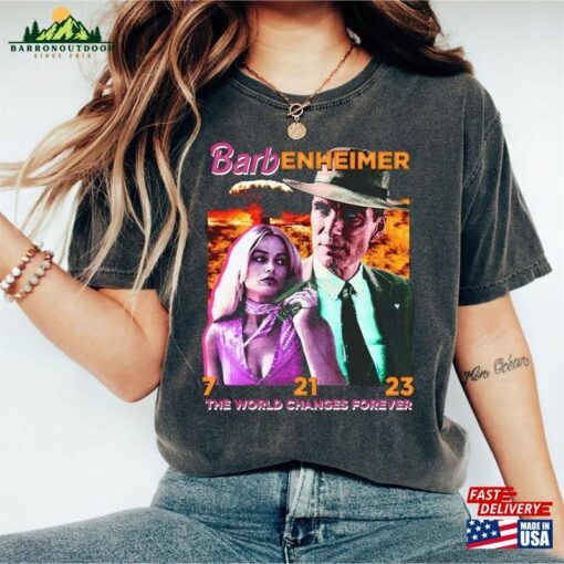 Oppenheimer Barbie Shirt Barbieheimer Active Funny Movie Unisex Classic