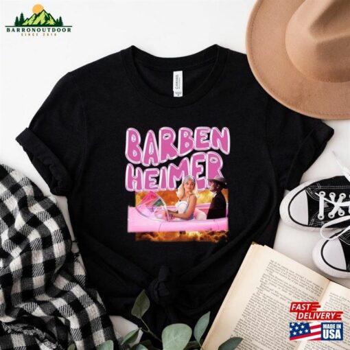 Oppenheimer Barbie Shirt Barbieheimer Active Movie Lover Sweatshirt Hoodie