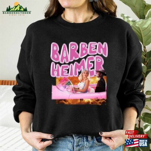 Oppenheimer Barbie Shirt Barbieheimer Active Movie Lover Sweatshirt Hoodie