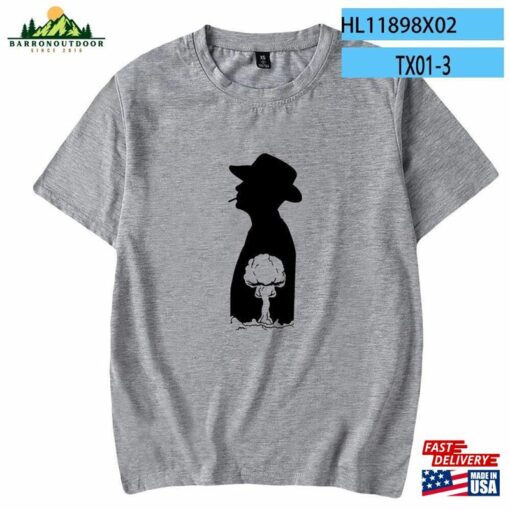 Oppenheimer Mesh T-Shirt Novelty Graphic Casual Tee For Men And Women With Short Sleeves Classic Sweatshirt