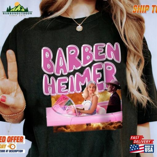 Oppenheimer Movie 2023 Shirt Barbieheimer Active Barbie Classic Unisex