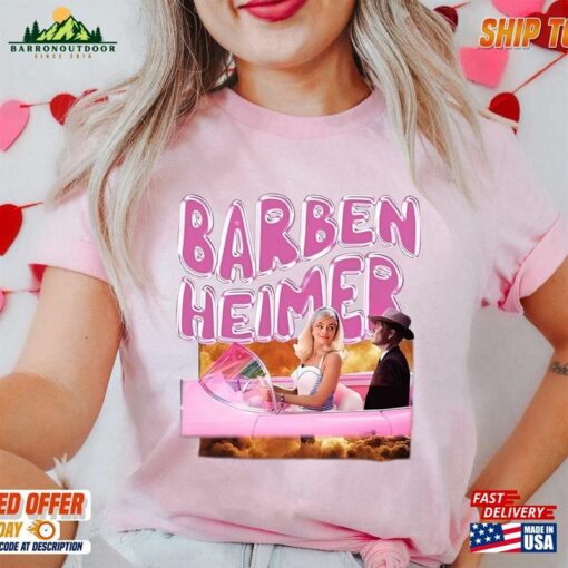 Oppenheimer Movie 2023 Shirt Barbieheimer Active Barbie Classic Unisex