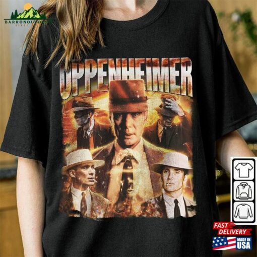 Oppenheimer Movie Shirt Barbenheimer Barbie 90S Y2k Vintage Retro Bootleg Unisex Hoodie