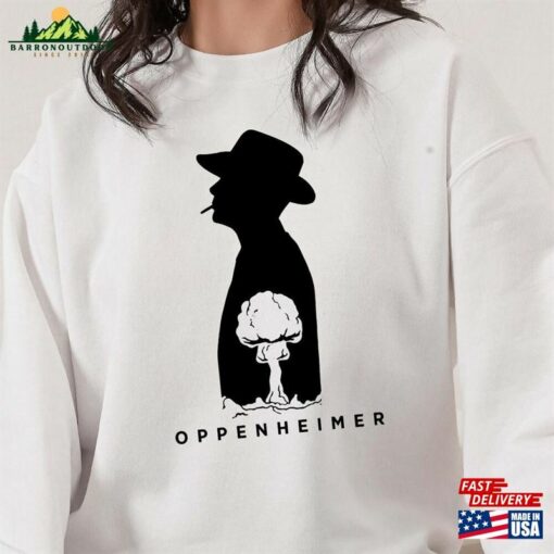 Oppenheimer Sweatshirt Christopher Nolan 2023 Movie Hoodie Organic Cotton T-Shirt