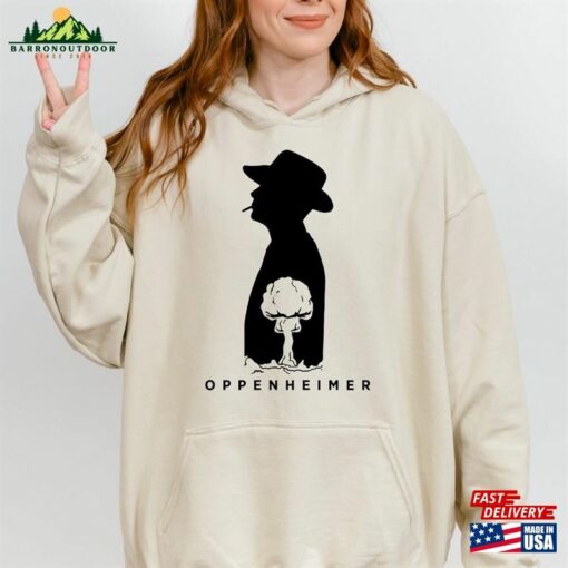 Oppenheimer Sweatshirt Christopher Nolan 2023 Movie Hoodie Organic Cotton T-Shirt Unisex