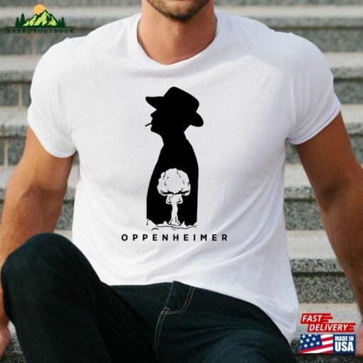 Oppenheimer T-Shirt Christopher Nolan 2023 Movie Organic Cotton Tee Hoodie