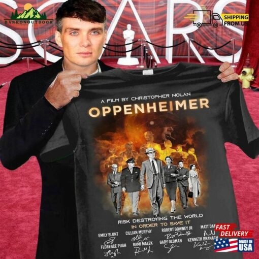 Oppenheimer T-Shirt Movie Signature Shirt Sweatshirt Unisex Classic