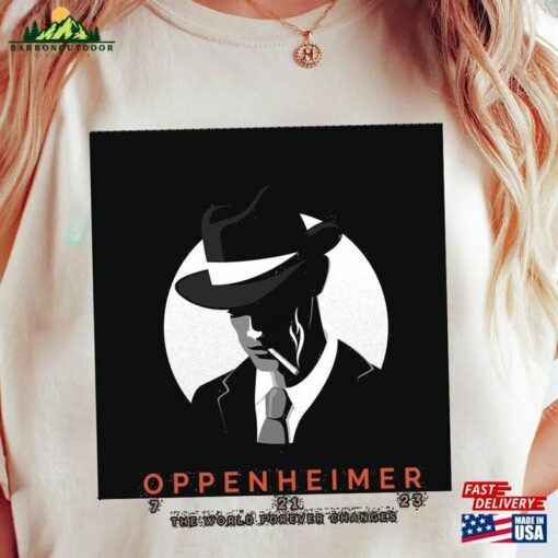 Oppenheimer The World Forever Changes Shirt Movie 2023 Funny T-Shirt Sweatshirt