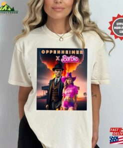 Oppenheimer X Barbie Shirt Barbenheimer T-Shirt Double Feature Hoodie Sweatshirt