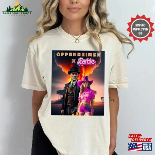 Oppenheimer X Barbie Shirt Barbenheimer T-Shirt Double Feature Hoodie Sweatshirt