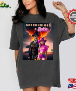 Oppenheimer X Barbie Shirt Barbenheimer T-Shirt Double Feature Hoodie Sweatshirt 2 Oppenheimer X Barbie Shirt Barbenheimer T Shirt Double Feature Hoodie Sweatshirt 3
