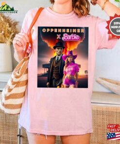 Oppenheimer X Barbie Shirt Barbenheimer T-Shirt Double Feature Hoodie Sweatshirt 3 Oppenheimer X Barbie Shirt Barbenheimer T Shirt Double Feature Hoodie Sweatshirt 4