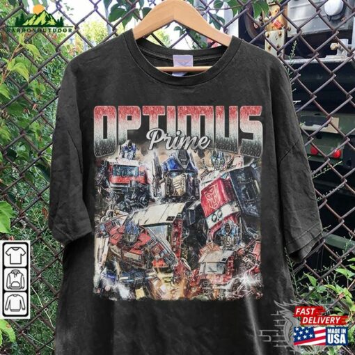 Optimus Prime Movie Shirt Autobot 90S Y2k Vintage Retro Bootleg Classic Sweatshirt