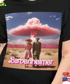 Original Barbenheimer Barbie Meme Trending 2023 Films Perfect Gift For Movie Lovers Let’s Go Party Shirt Pink Atomic Cloud Unisex T-Shirt Sweatshirt
