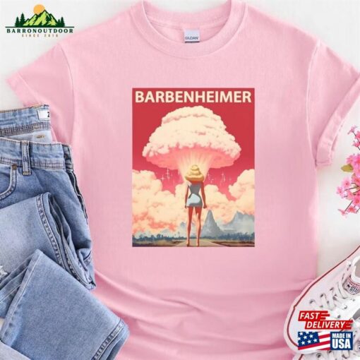 Original Barbenheimer The Destroyer Of World Tee Premium Soft Unisex Hoodie