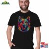Painted Dog Head Shirt Unisex Graphic Tee Movie T-Shirt Sweatshirt