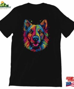 Painted Dog Head Shirt Unisex Graphic Tee Movie T Shirt Sweatshirt 3