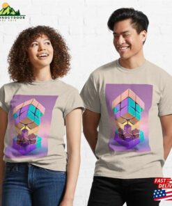 Pastel Cubes Classic T-Shirt Sweatshirt 2 Pastel Cubes Classic T Shirt Sweatshirt 3