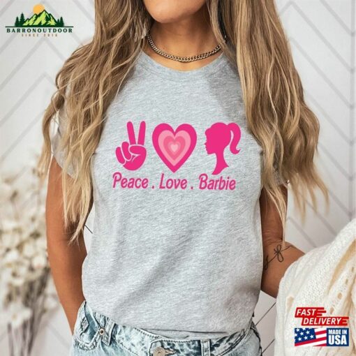 Peace Love Barbie Shirt Dream House Unisex Sweatshirt