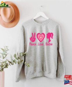 Peace Love Barbie Sweatshirt Shirt Dream House T-Shirt