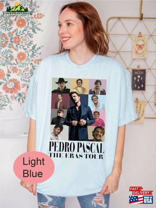 Pedro Pascal Era Tour Shirt Expressions Of Tv Series Movie Fan Gifts Classic T-Shirt