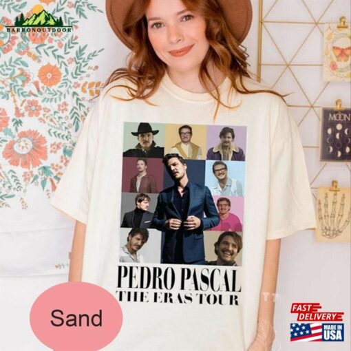 Pedro Pascal Era Tour Shirt Expressions Of Tv Series Movie Fan Gifts Hoodie T-Shirt