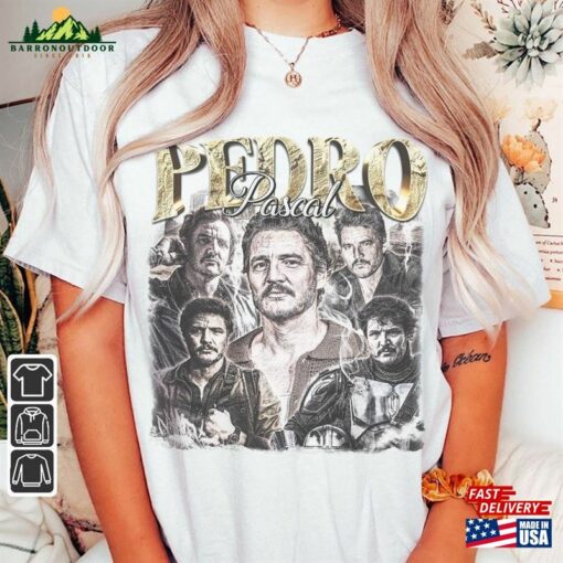 Pedro Pascal Movie Shirt 90S Y2k Vintage Retro Bootleg Sweatshirt Hoodie Unisex