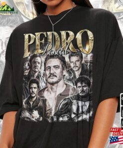 Pedro Pascal Movie Shirt 90S Y2k Vintage Retro Bootleg Sweatshirt T-Shirt Unisex